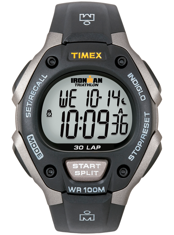 Timex IRONMAN Classic 30 Full-Size Resin Strap Watch High Quality