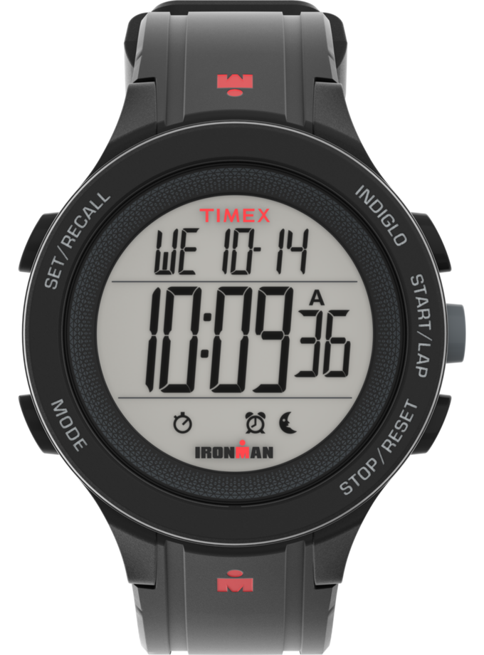 TIMEX® IRONMAN® T200 42mm Silicone Strap Watch On Sale