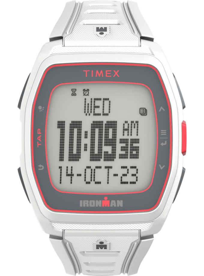 TIMEX® IRONMAN® T300 42mm Silicone Strap Watch Free shipping