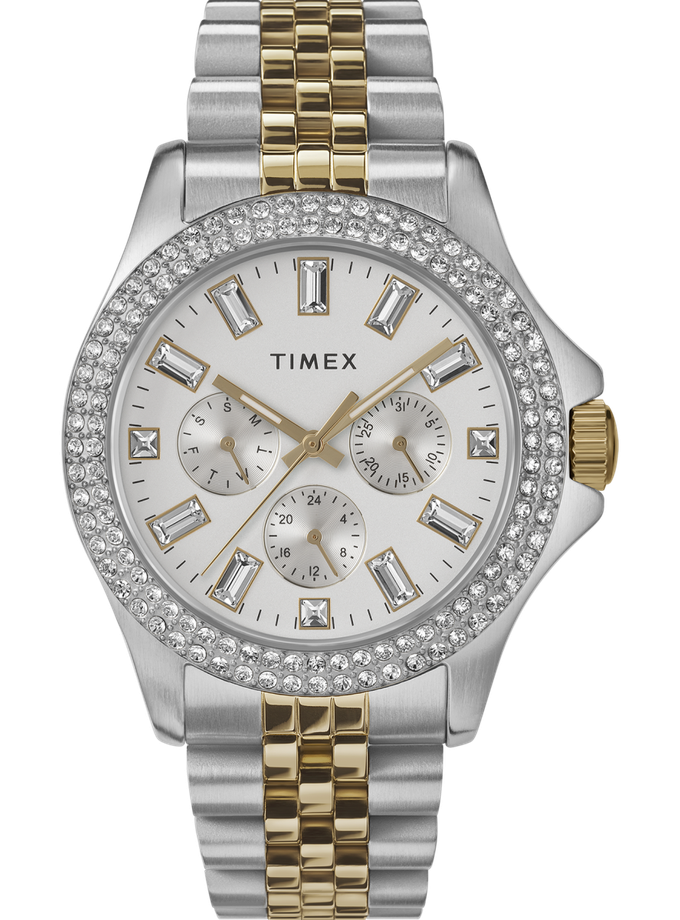 Timex Kaia Multifunction 40mm Stainless Steel Bracelet Watch Same Day Delivery