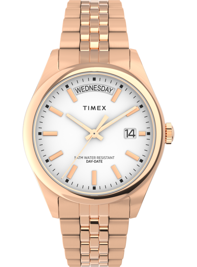 Timex Legacy 36mm Stainless Steel Bracelet Watch Free shipping