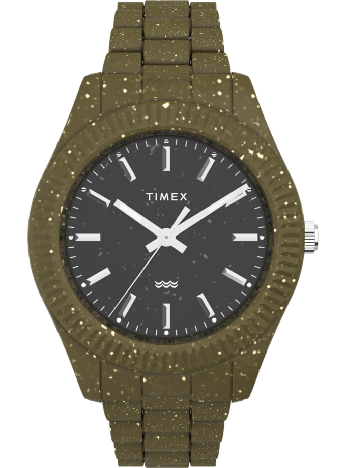 Timex Legacy Ocean 42mm Recycled Plastic Bracelet Watch Best Buy