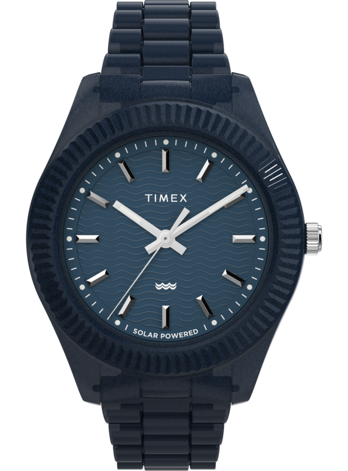 Timex Legacy Ocean 42mm Recycled Plastic Bracelet Watch High Quality