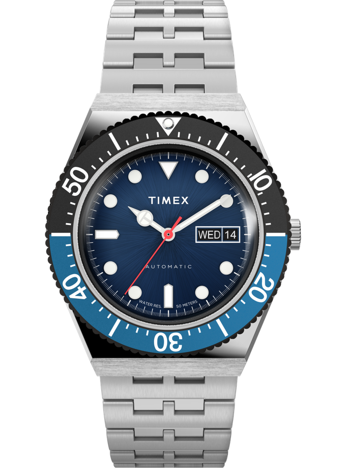 Timex M79 Automatic 40mm Stainless Steel Bracelet Watch Best Seller