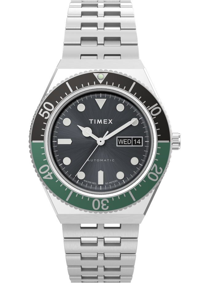 Timex M79 Automatic 40mm Stainless Steel Bracelet Watch High Quality