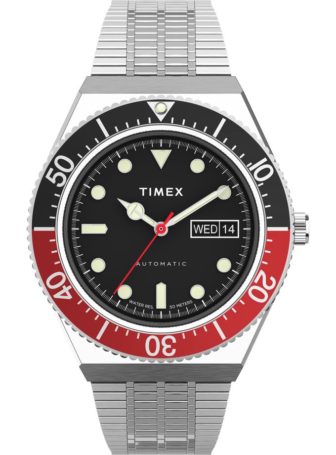 Timex M79 Automatic 40mm Stainless Steel Bracelet Watch New Arrival