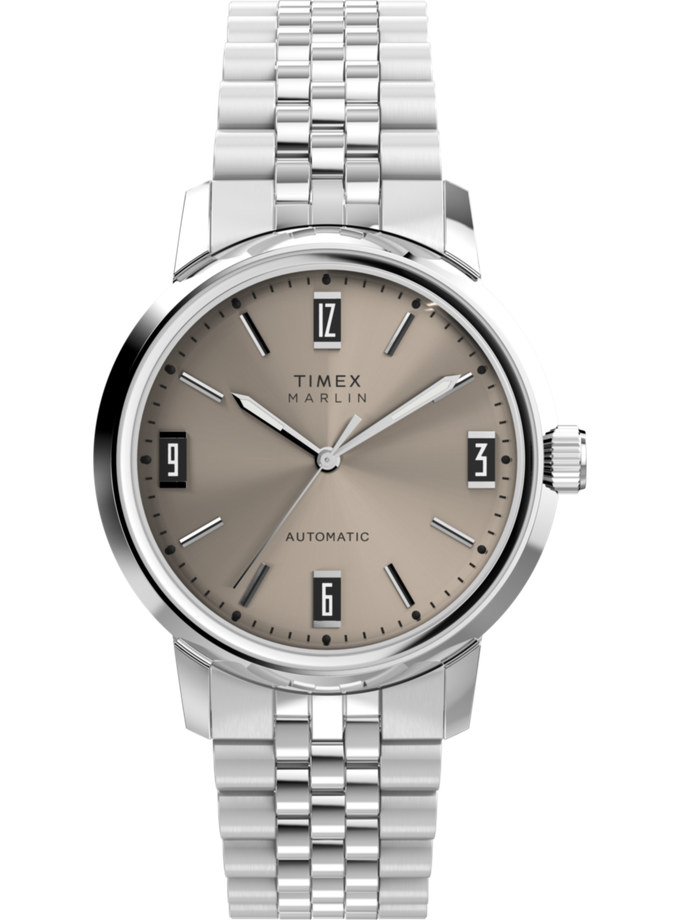 Timex Marlin® Automatic 40mm Stainless Steel Bracelet Watch Best Price