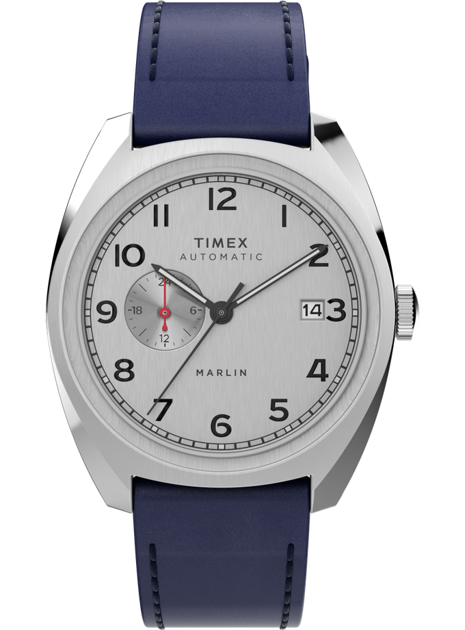 Timex Marlin® Sub-Dial Automatic 39mm Leather Strap Watch New Arrival