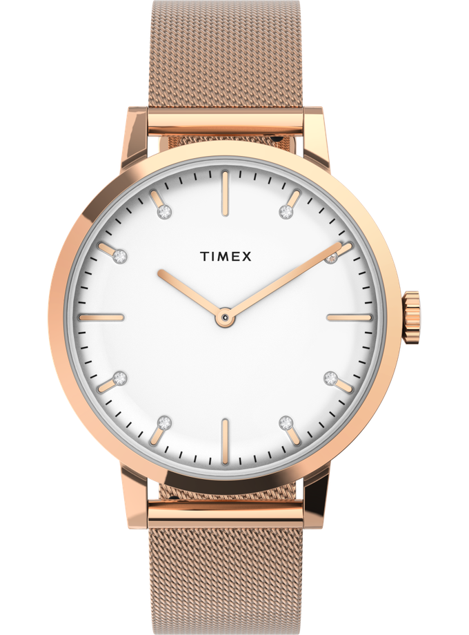 Timex Midtown 36mm Stainless Steel Bracelet Watch High Quality