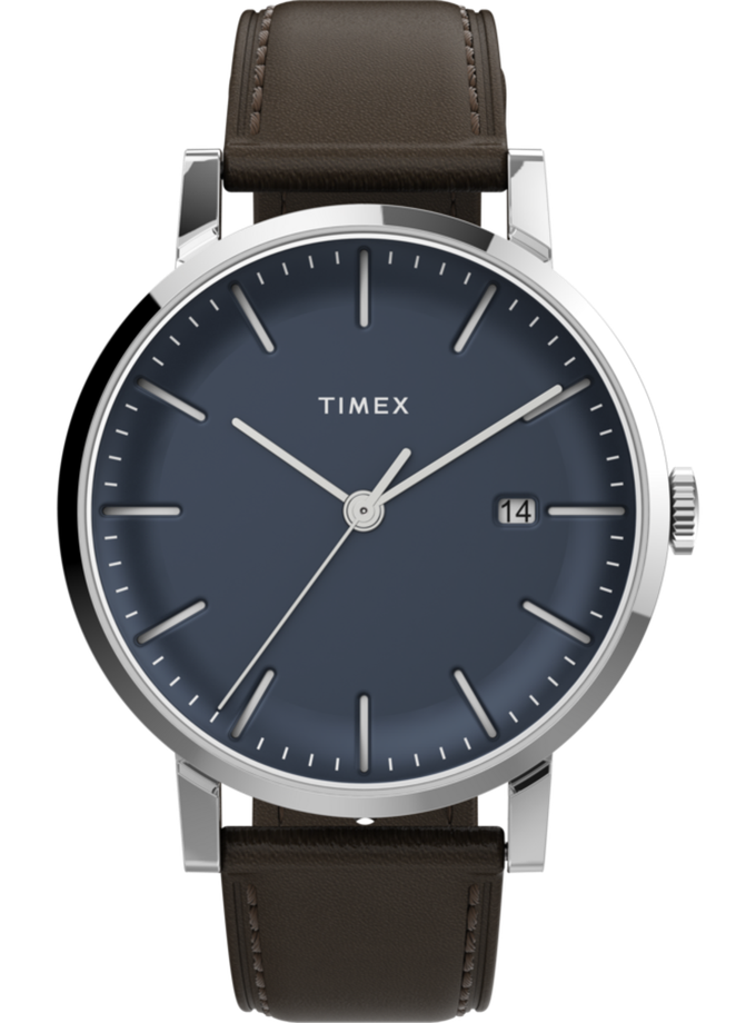 Timex Midtown 38mm Stainless Steel Bracelet Watch On Sale