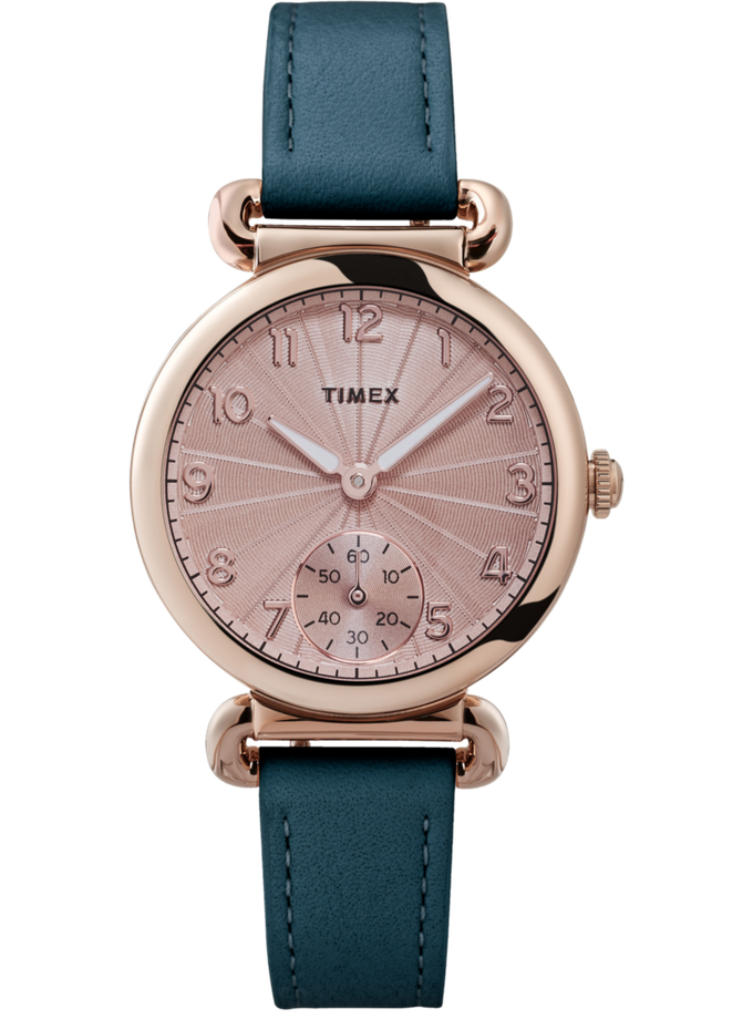 Timex Model 23 33mm Leather Strap Watch High Quality