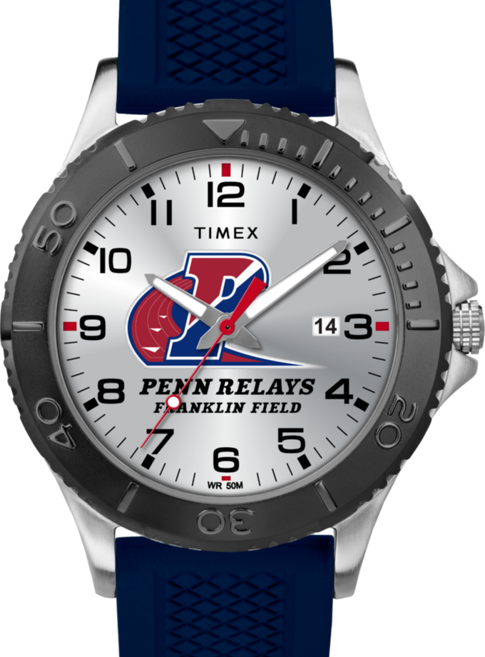 Timex Penn Relays 2024 Gamer 42mm Silicone Strap Watch Best Seller