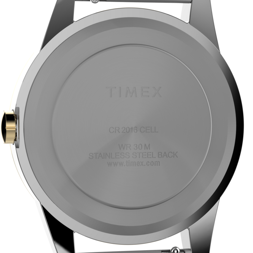 Timex South Street 36mm Stainless Steel Bracelet and Leather Strap Box Set High Quality