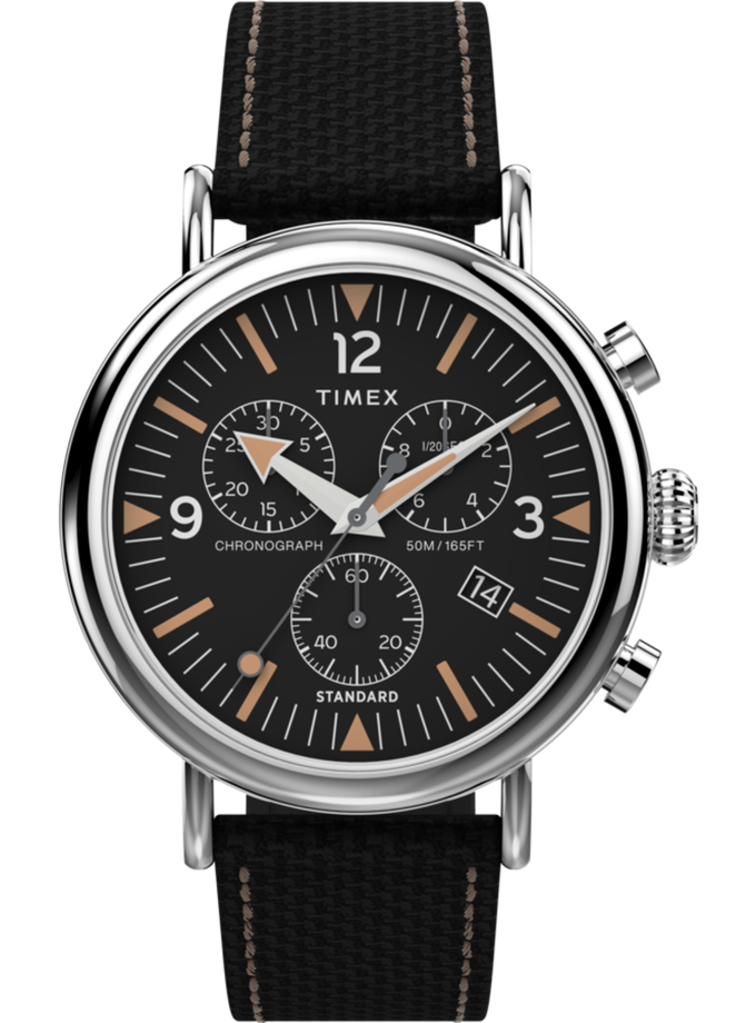 Timex Standard Chronograph 41mm Fabric Strap Watch Free shipping