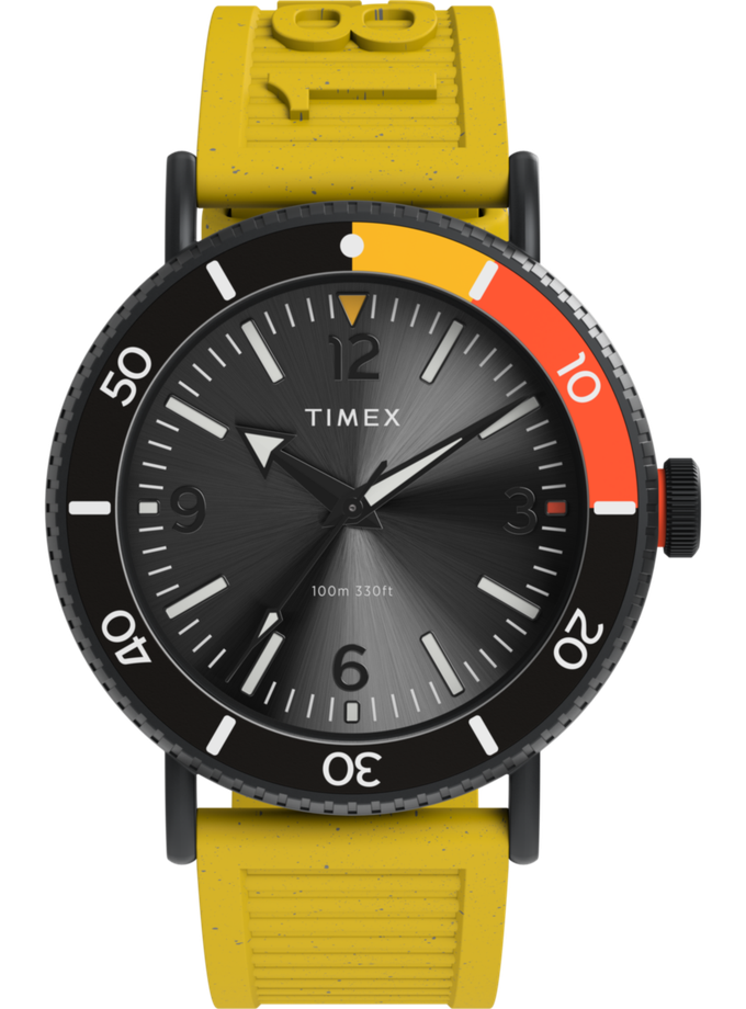 Timex Standard Diver 43mm Eco-Friendly Resin Strap Watch Same Day Delivery