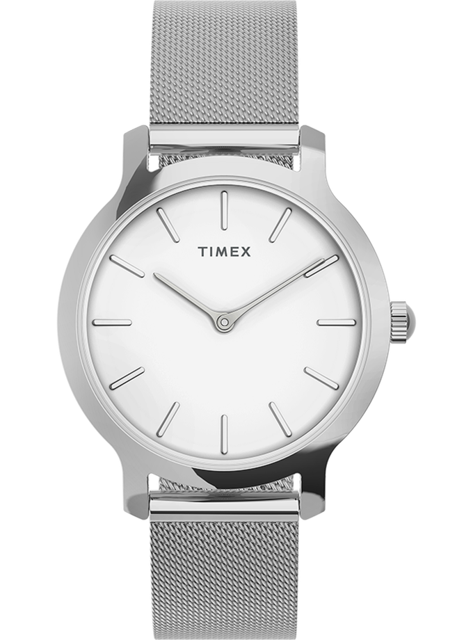 Timex Transcend™ 31mm Stainless Steel Mesh Band Watch Best Price