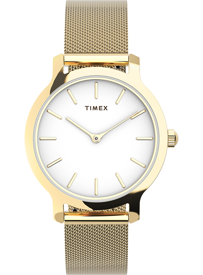 Timex Transcend™ 31mm Stainless Steel Mesh Band Watch For Sale