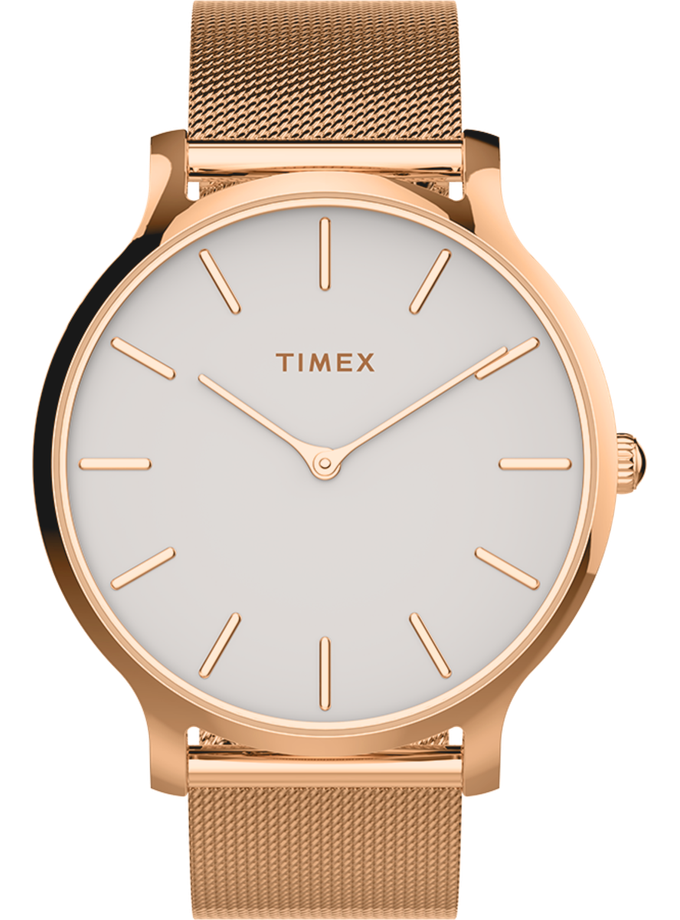 Timex Transcend™ 38mm Stainless Steel Mesh Band Watch Best Price