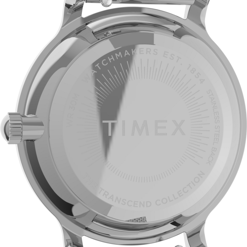 Timex Transcend Celestial 31mm Stainless Steel Bracelet Watch For Sale