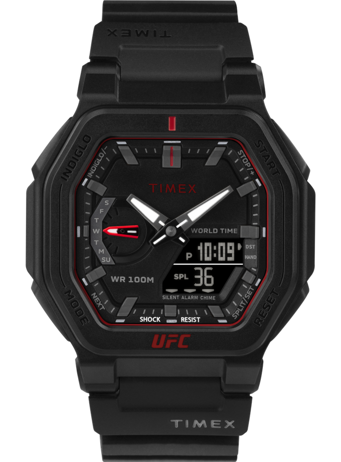 Timex UFC Colossus 45mm Resin Strap Watch On Sale