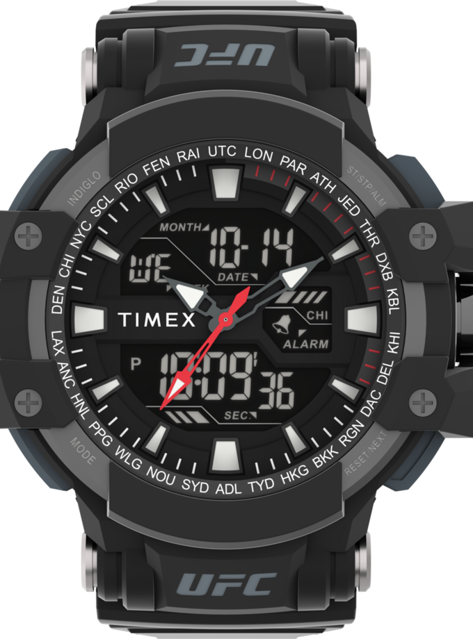 Timex UFC Combat 53mm Resin Strap Watch On Sale