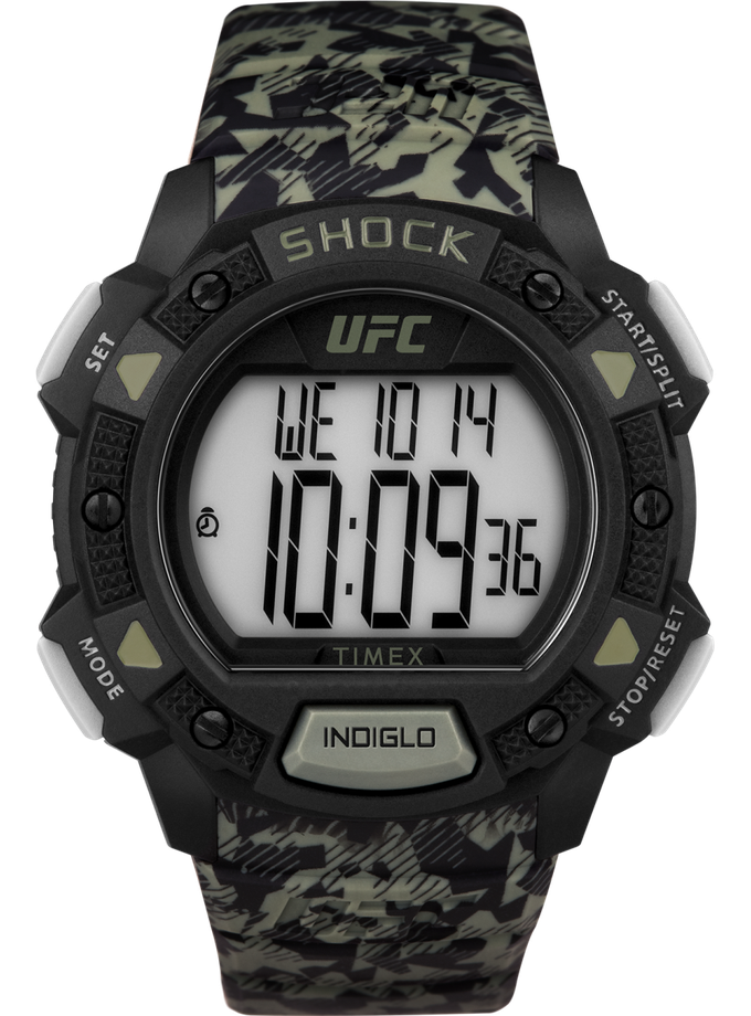 Timex UFC Core Shock 45mm Resin Strap Watch For Sale