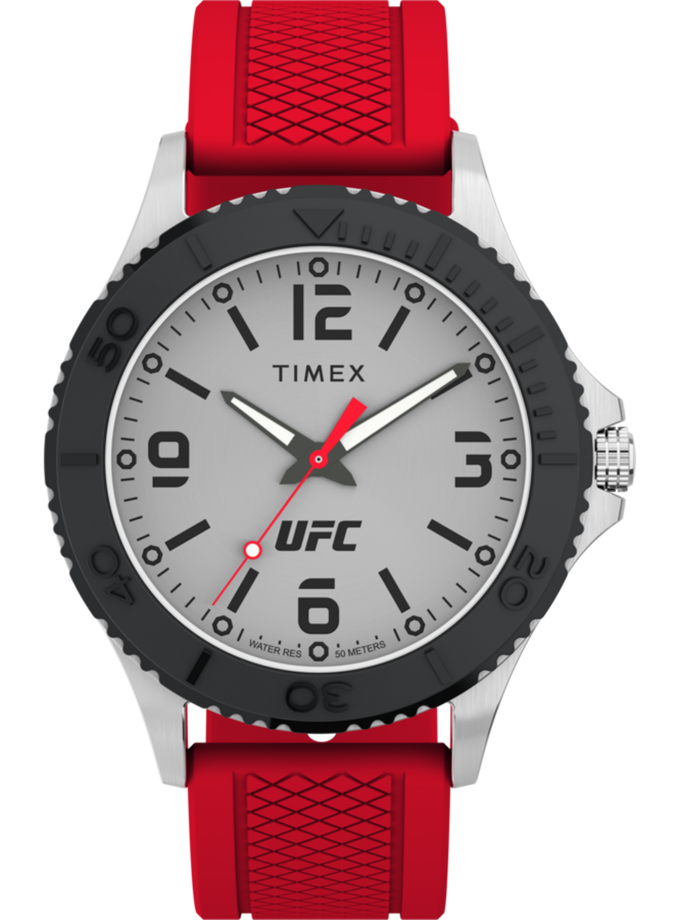 Timex UFC Gamer 42mm Silicone Strap Watch For Sale