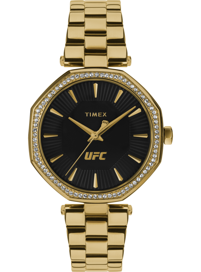 Timex UFC Jewel 36mm Stainless Steel Bracelet Watch Same Day Delivery