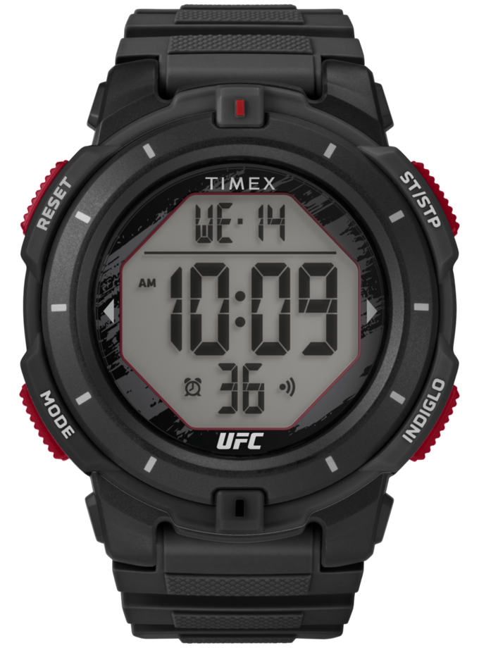 Timex UFC Rumble 50mm PU Strap Watch Same Day Delivery