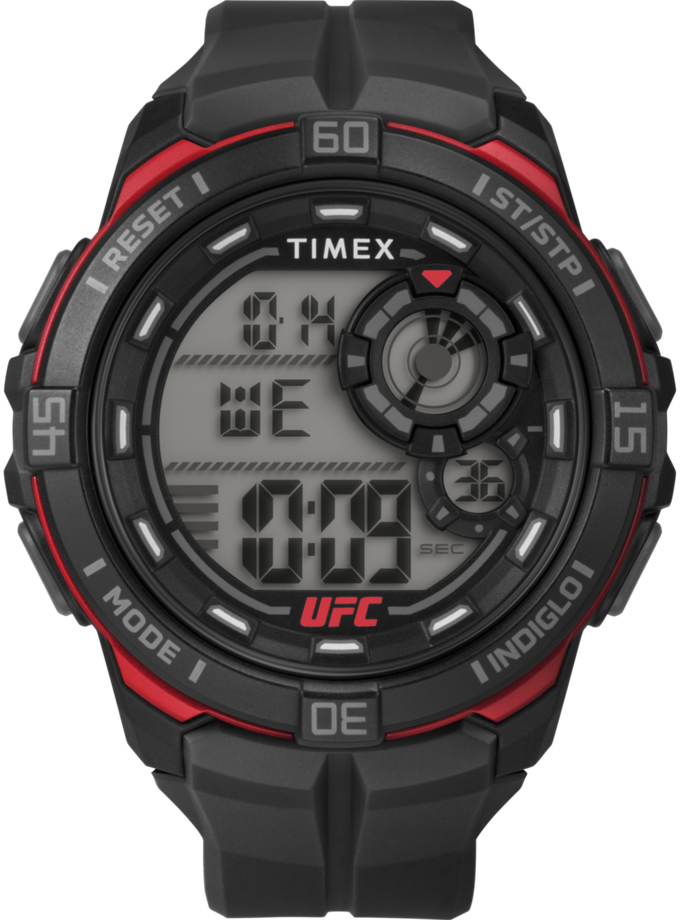 Timex UFC Rush 52mm PU Strap Watch On Sale