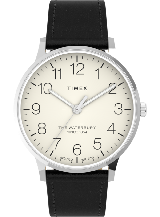 Timex Waterbury Classic 40mm Leather Strap Watch Best Buy