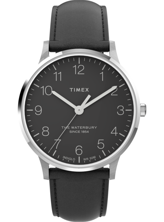 Timex Waterbury Classic 40mm Leather Strap Watch Best Seller