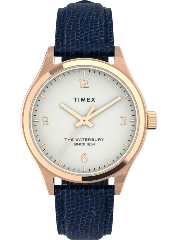 Timex Waterbury Traditional 34mm Leather Strap Watch Best Price