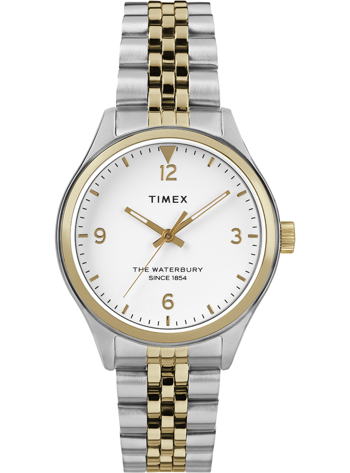 Timex Waterbury Traditional 34mm Stainless Steel Bracelet Watch New Arrival