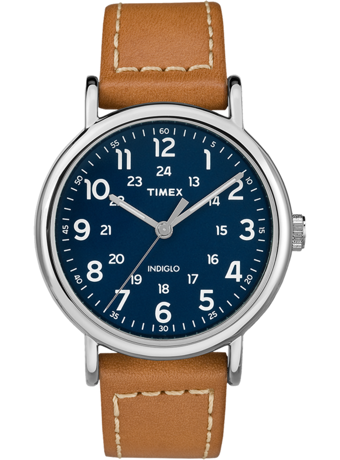 Timex Weekender 2-piece 40mm Leather Strap Watch Free shipping