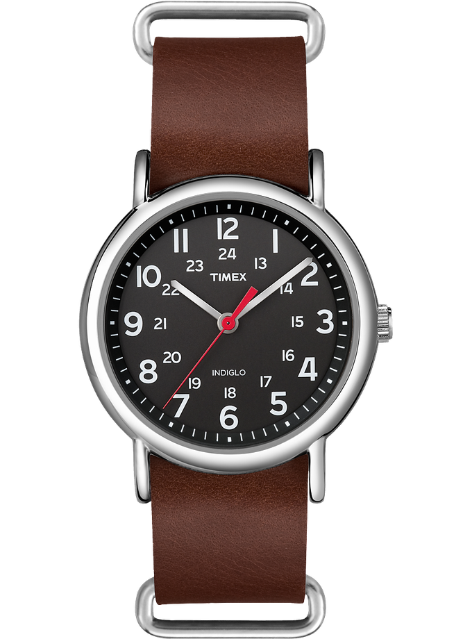 Timex Weekender 38mm Leather Strap Watch Best Buy