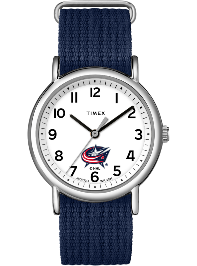 Timex Weekender Navy Blue Columbus Blue Jackets Best Buy