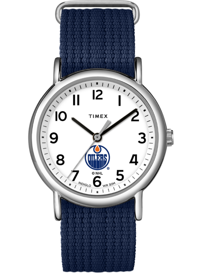 Timex Weekender Navy Blue Edmonton Oilers Best Seller