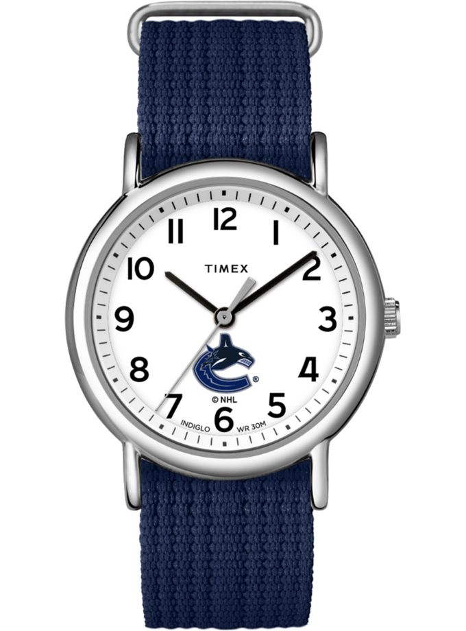 Timex Weekender Navy Blue Vancouver Canucks New Arrival