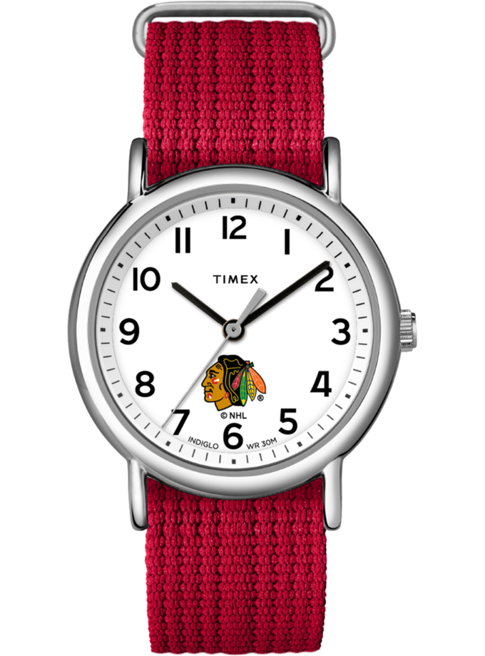 Timex Weekender Red Chicago Blackhawks On Sale