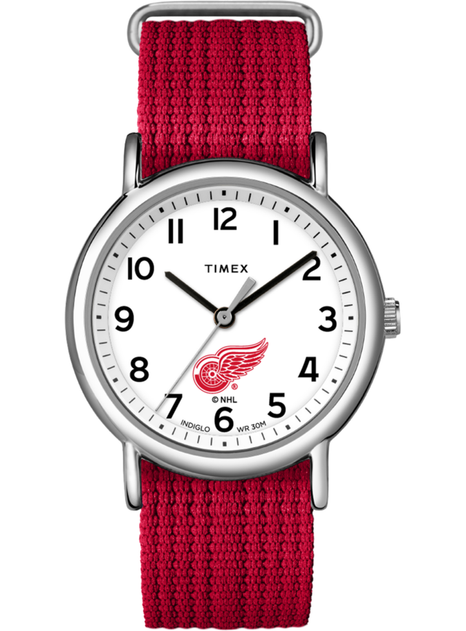 Timex Weekender Red Detroit Red Wings Same Day Delivery