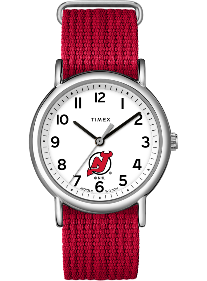 Timex Weekender Red NJ Devils Free shipping