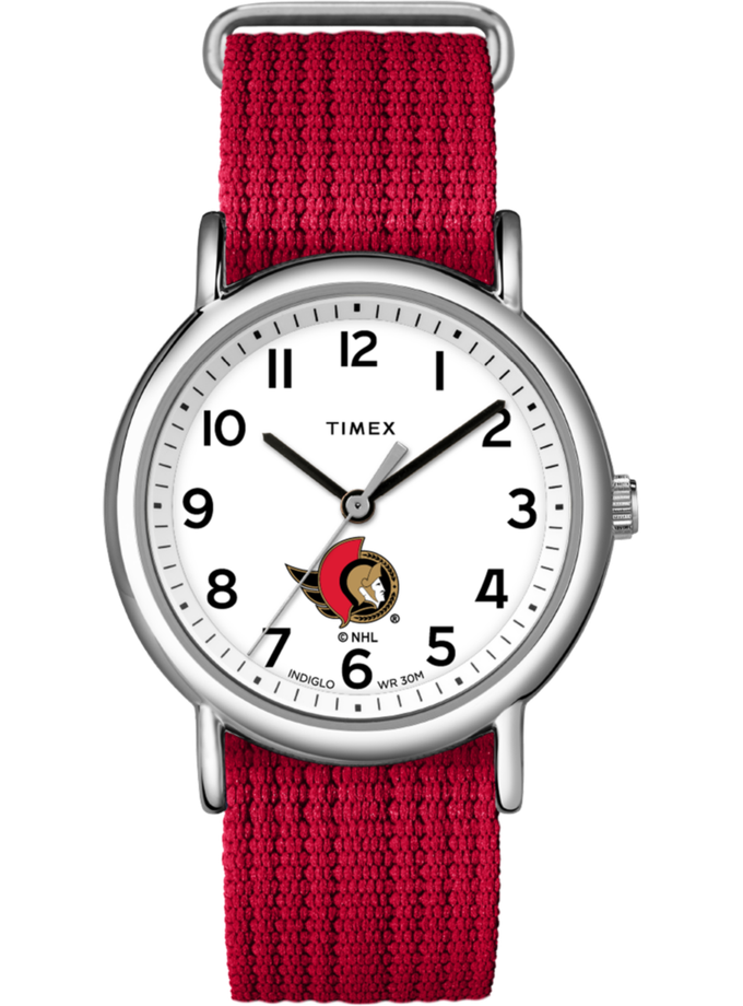 Timex Weekender Red Ottawa Senators Same Day Delivery