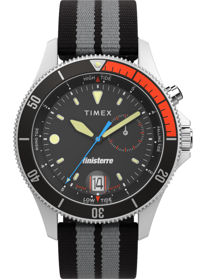 Timex x Finisterre 41mm Fabric Strap Watch Free shipping