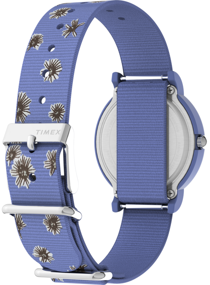 Timex x Peanuts Floral 34mm Fabric Strap Watch On Sale