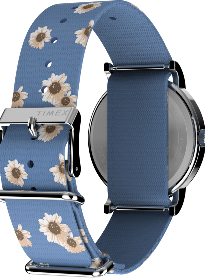 Timex x Peanuts Floral 38mm Fabric Strap Watch High Quality