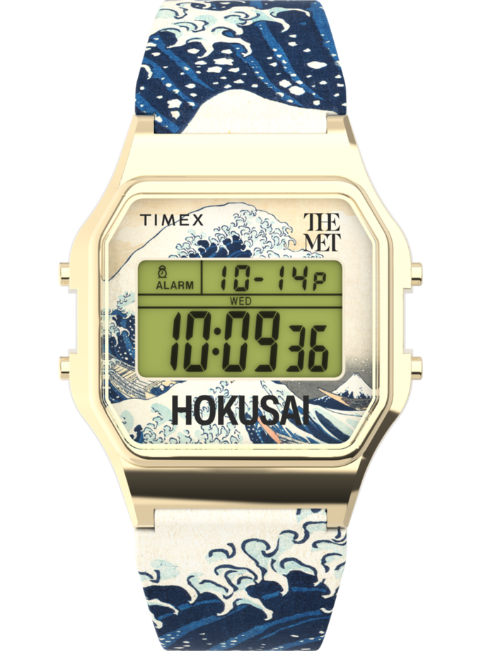 Timex x The MET Hokusai 34mm Resin Strap Watch Same Day Delivery