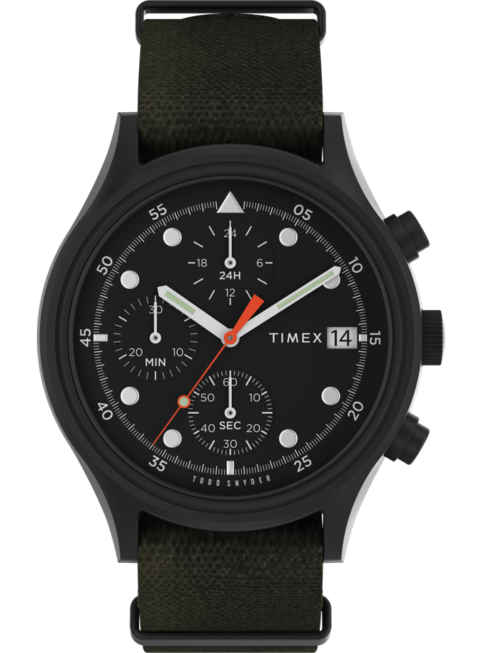 Timex X Todd Snyder MK1 Black Dial Camo Strap Best Seller